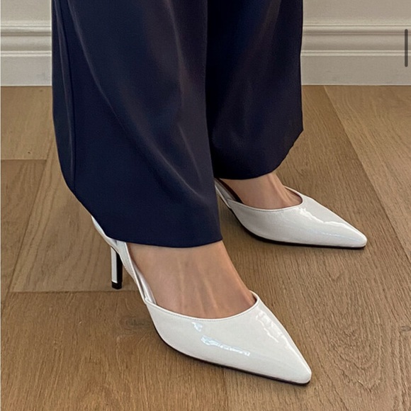 SAPPUN Twili Enamel Slingback Heel (WHITE) - Picture 6 of 15